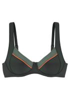 LASCANA Bikini gornji dio 'Yuna'  maslinasta / narančasta