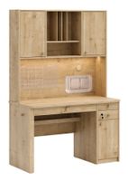 Nadstavec s usb a osvetlením na písací stôl cody - dub