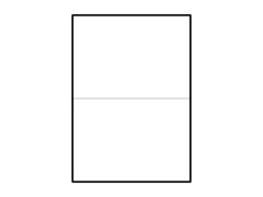 100 ks - Samolepiace biele matné etikety 210x148,5 mm, 2 ks na A4