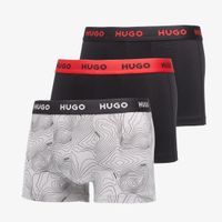 Μποξερ Hugo Boss Trunk Triplet Design Black XL