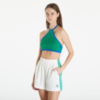 Top adidas Rib Neck Top Green M