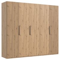 MID.YOU ŠATNÍ SKŘÍŇ S OTOČNÝMI DVEŘMI, dub artisan, 250/216/58 cm