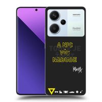Silikónový čierny obal pre Xiaomi Redmi Note 13 Pro+ 5G - Kazma - TOHLE JE ŽIVOT A NIC VÍC NEBUDE