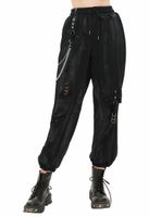 DEVIL FASHION - Damenhose - Trouble in Paradise - Distressed Punk Cargo L