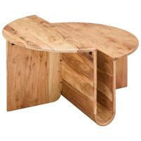 Livetastic KONFERENČNÝ STOLÍK, farba akácie, drevo, 80/40/80 cm