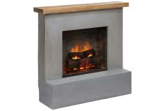 Tagu elektrický krb Rolf Concrete Grey - Powerflame 2, 1400 W, LED