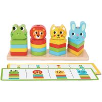 2Kids Toys Wooden Activity Toy Friends розвивальна іграшка з деревини 18 m+ 27 кс