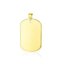 Olivie Stříbrný přívěsek PSÍ ZNÁMKA GOLD 8634