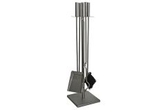 Sada kutáč Homefire FT075BA, ku krbu, 4 dielna, čierna, 81 cm