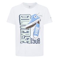 CONVERSE Majica  akvamarin / svijetloplava / bijela