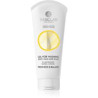 BasicLab Dermocosmetics Masculis Duschgel für Gesicht, Körper und Haare 100 ml
