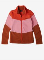 Ružovo-oranžová dievčenská mikina O'Neill Coral Fleece