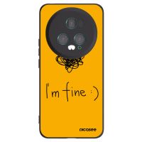 Silikónový čierny obal pre Honor Magic5 Pro - I am fine