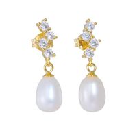 Olivie Strieborné náušnice PERLA GOLD 8703