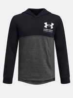 Under Armour UA Boys Rival Terry Hoodie Sweatshirt Kinder Schwarz