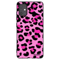 Silikónový čierny obal pre Samsung Galaxy A51 A515F - Pink Tiger