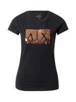 ARMANI EXCHANGE Majica  bakrena / crna