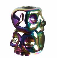 Vase (Dekoration) KILLSTAR - Rainbow Skulls - Aura