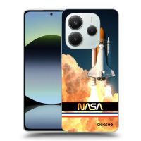Silikónový čierny obal pre Xiaomi Redmi Note 14 4G - Space Shuttle