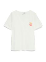 VERO MODA Majica 'VMKANYA'  koraljna / malina / crna / bijela