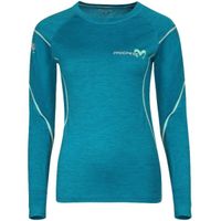 PROGRESS MERINO LS Дамска функционална блуза, синьо, размер
