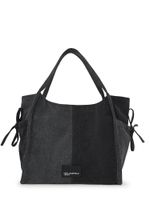 KARL LAGERFELD JEANS Shopper torba  sivi traper / crni traper