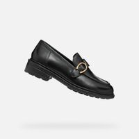 Black women's moccasins Geox Walk Pleasure - Women's