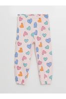 LC Waikiki Lw - Printed Baby Girl Pajama Bottoms with Elastic Waistband