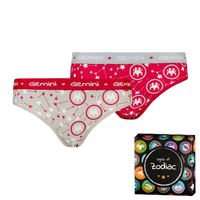 Women's unterwäsche Frogies Zodiac Zwillinge 2P Gift box