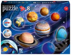 3D puzzle Planetární soustava - puzzle z kategorie 3D puzzle