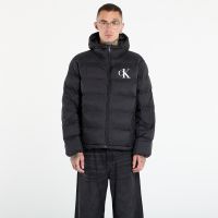 Μπουφάν Calvin Klein Jeans Ls Nylon Monogram Pu Jacket Black M