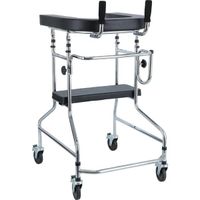 Pojízdné chodítko s opěrnou plochou a sedadlem UNIZDRAV