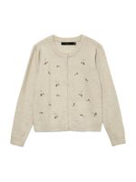 VERO MODA Kardigan 'VMFiorella'  bež / žuta / tamno zelena / puder roza