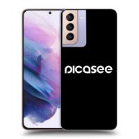 Silikónový čierny obal pre Samsung Galaxy S21+ 5G G996F - Picasee - new logo - white