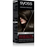 Syoss Color permanentná farba na vlasy odtieň 3-1 Dark Brown