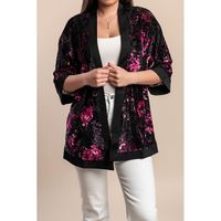 Strickjacke In Übergröße, Schwarz