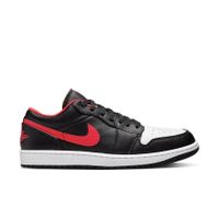 Air Jordan 1 Low "White Low" - Pánske - Tenisky Jordan - Čierne - 553558-063 - Veľkosť: 45.5