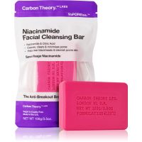 Carbon Theory Facial Cleansing Bar Niacinamide čistilno milo za obraz Pink 100 g