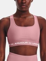 Under Armour UA Crossback Mid Sport Büstenhalter Rosa