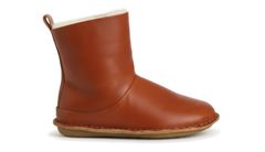VIBAe SVALBARD Leather Cognac Brown Shearling Dámske - Topánky VIBAe - Hnedá - SVLLCGBSHG-4 - Size: 4