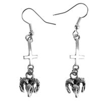 kolczyki Cross / Baphomet