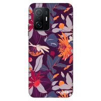 Fashion Case pre Xiaomi 11T - Purple Leaf