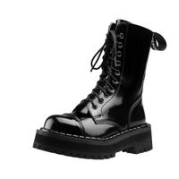 Stiefel ALTERCORE - 353 Veganer Schwarzer Lack 39