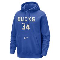 Nike Antetokounmpo Milwaukee Buck Club Pullover Hoodie Blue - Pánske - Mikina Nike - Modré - FZ0557-481 - Veľkosť: L