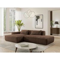Livetastic ROHOVÁ SEDAČKA, plast, textil, kompozitné drevo, hnedá