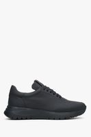 Estro: Skórzane sneakersy damskie z matowej skóry naturalnej