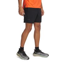 Under Armour LAUNCH PRO 2n1 7'' SHORTS Black/ Fire/ Reflective XXL