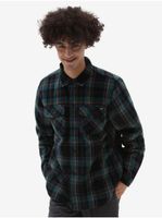 Dark Green Men's Reversible Shirt Jacket VANS - Men