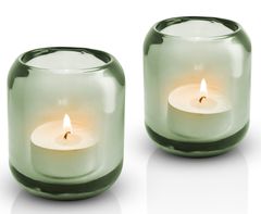 EVA SOLO Set 2 stojánků na čajovou svíčku zelený Acorn