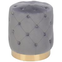 Xora TABURETKA, drevo, kov, textil, 37,5/40/37,5 cm